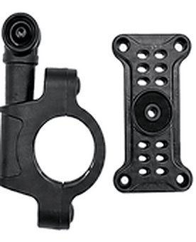 Suporte de guidão incluso do MOTOPLAY C54, com abraçadeira e base de fixação